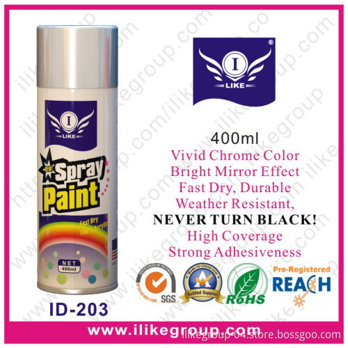China Chrome Effect Spray Paint